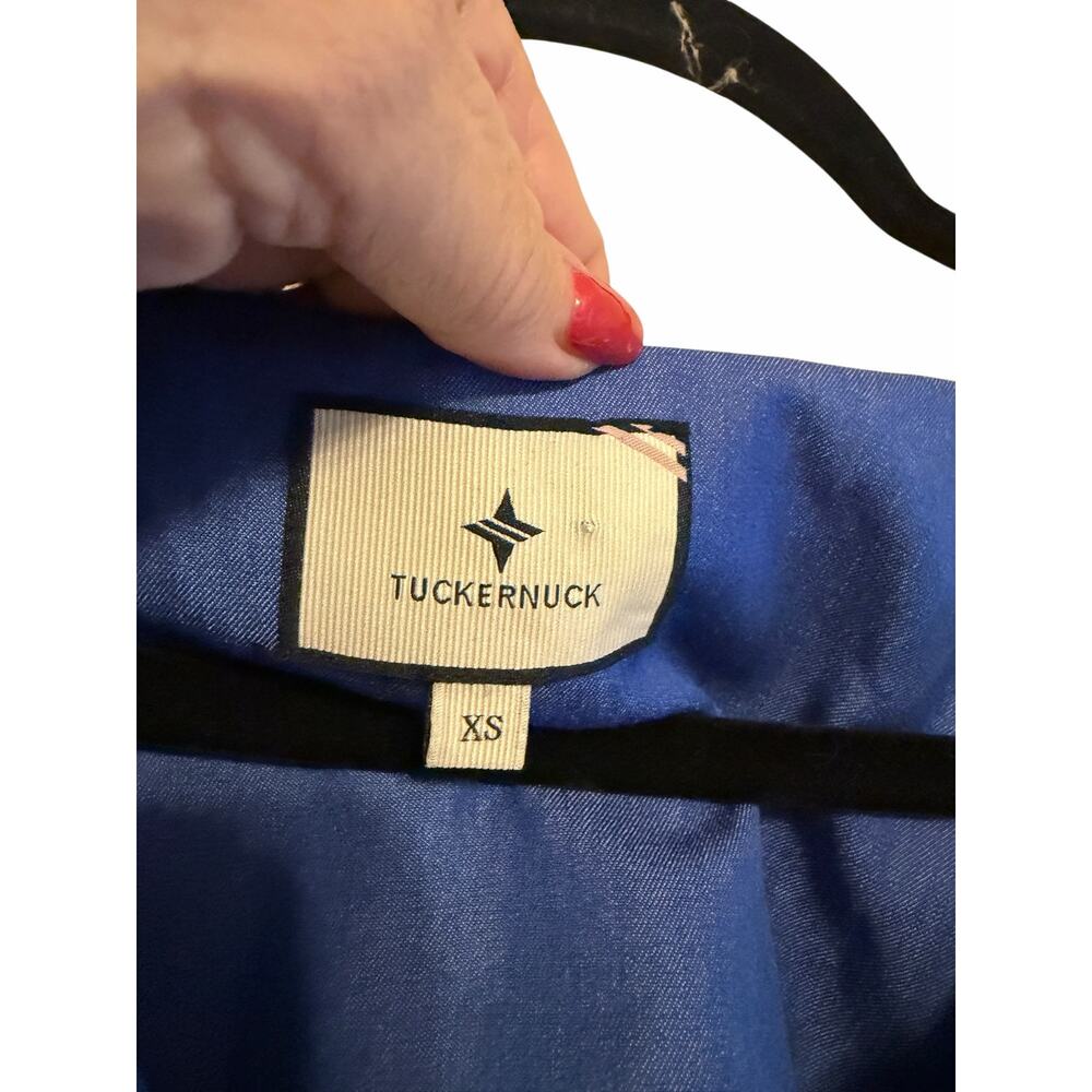 Tuckernuck Chambray Blue Embroidered Maxi Dress - Size XS - Picture 3 of 14